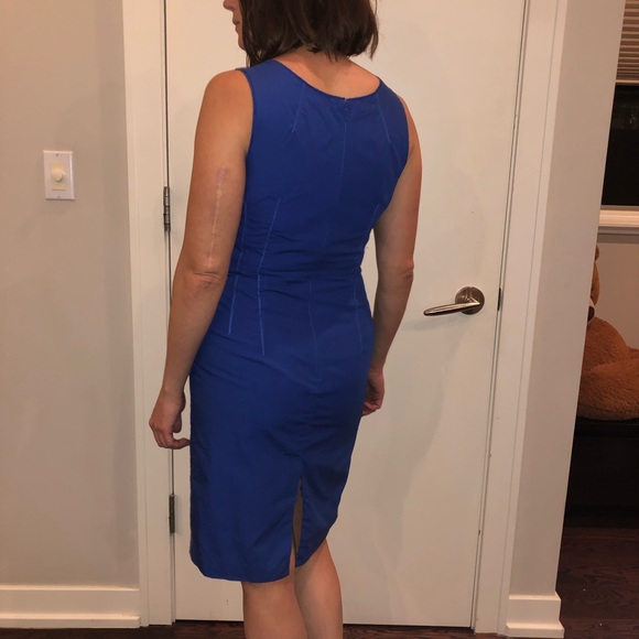 Bright Blue Club Monaco Shift Dress - Picture 2 of 7